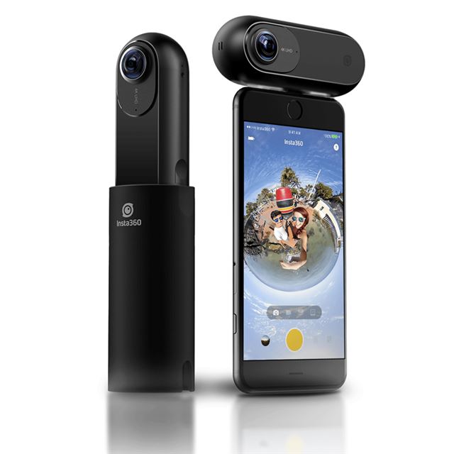 Shenzhen Arashi Vision、iPhone接続できる360度4Kカメラ「Insta360