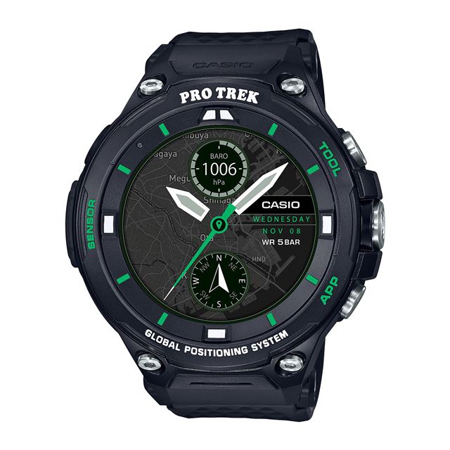 casio pro trek 人気 smart wsd-f20x ベルト