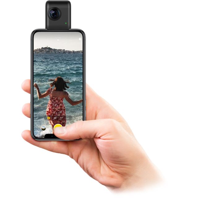 Insta、iPhone接続できる度4K全天球カメラInsta Nano S
