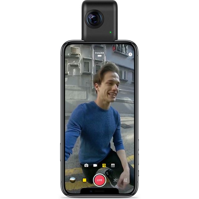 Insta360、iPhone接続できる360度4K全天球カメラ「Insta360 Nano S