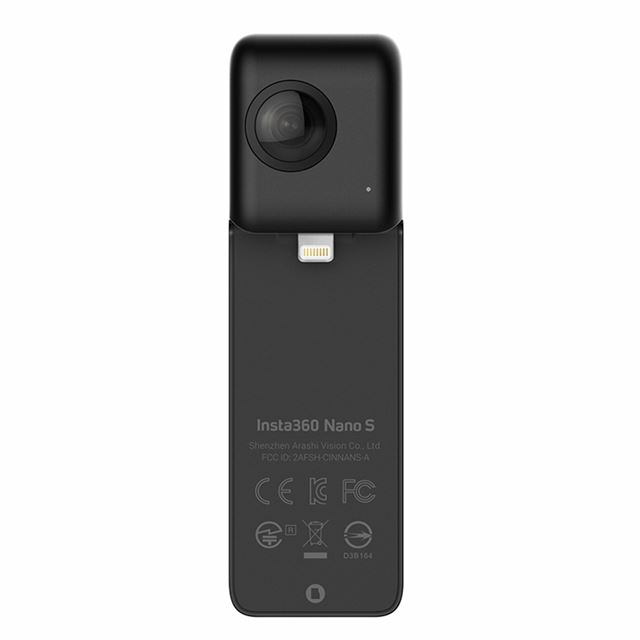 Insta360、iPhone接続できる360度4K全天球カメラ「Insta360 Nano S