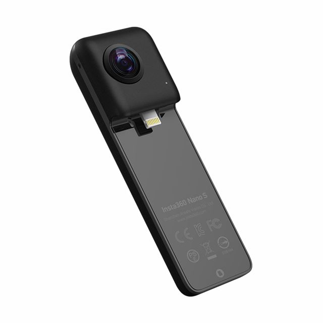Insta360、iPhone接続できる360度4K全天球カメラ「Insta360 Nano S ...