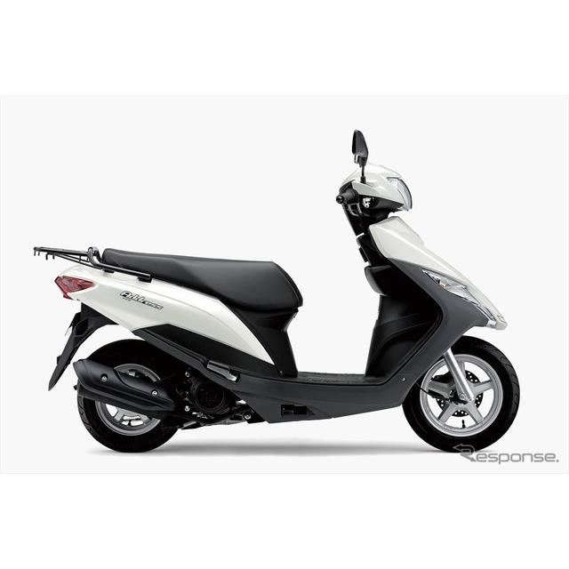 スズキ アドレス125、フラットシート仕様を追加 トランクスペース拡大 ...