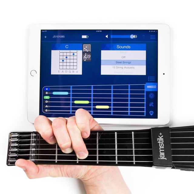 本物の弦とフレットを備えたスマートギター「jamstik+」が35,900円で