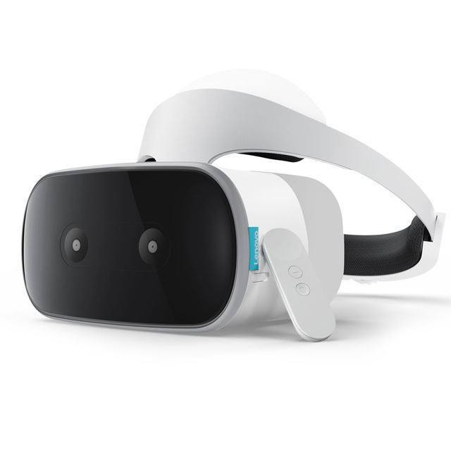 レノボ、Daydream対応のケーブルレスVRヘッドセット＆VR180度2眼カメラ