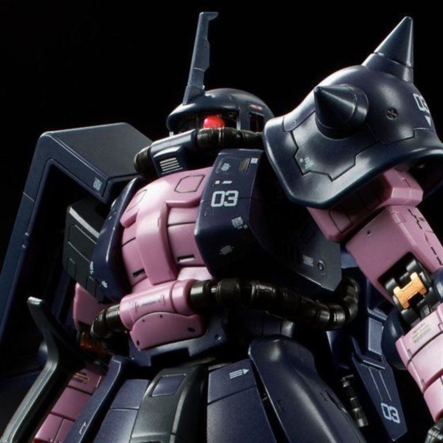 バンダイ、「黒い三連星専用ザクII」ガンプラ単品の予約販売を開始