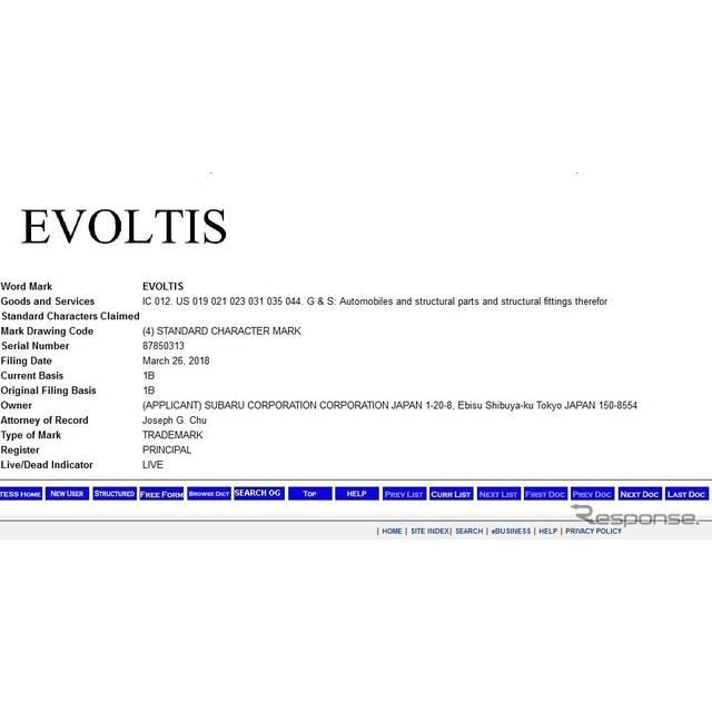 スバル エヴォルティス を商標登録 初の市販phvか 価格 Com