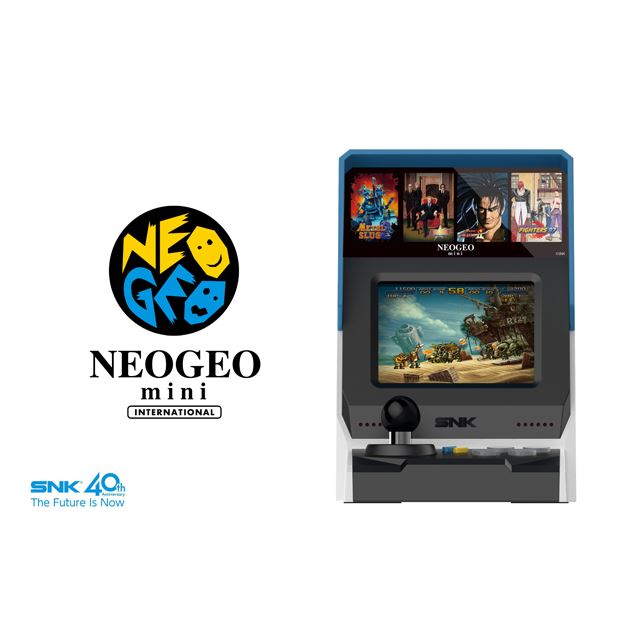 SNK、ミニサイズで40タイトル内蔵の「NEOGEO mini（ネオジオ ミニ 