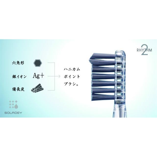 シケン 光と水で歯垢を落とす音波振動式ソーラー歯ブラシ ソラデーリズム2 価格 Com