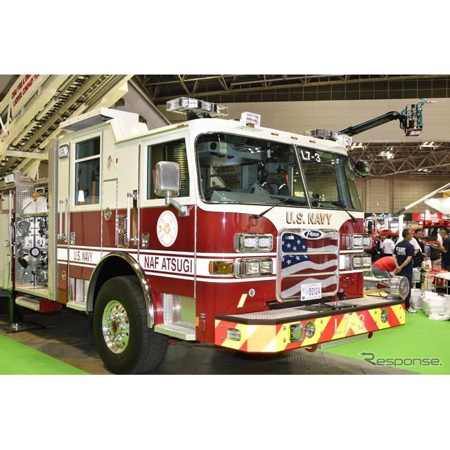 アメリカの消防車を在日米海軍 空軍が出展 東京国際消防防災展18 価格 Com