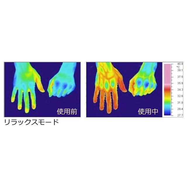 手で握ってリラックスをうながす、微弱電気刺激装置「パルスイッチ