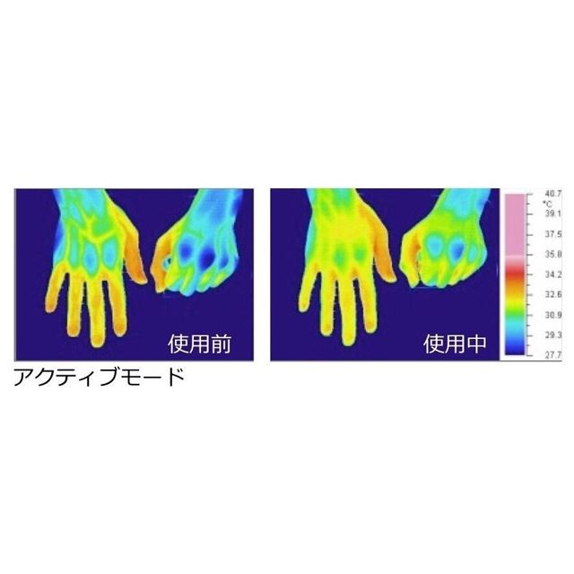 手で握ってリラックスをうながす、微弱電気刺激装置「パルスイッチ