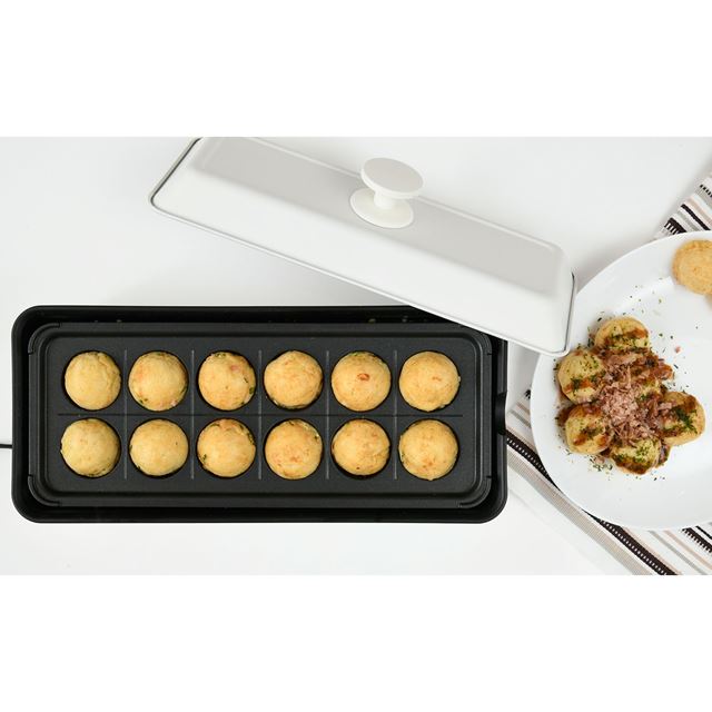 YAMAZEN、全面ヒーター搭載でムラなく焼ける「2wayスリムたこ焼き器」 - 価格.com