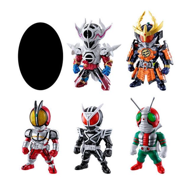 デフォルメされた「仮面ライダー」フィギュア第12弾、昭和ライダーなど