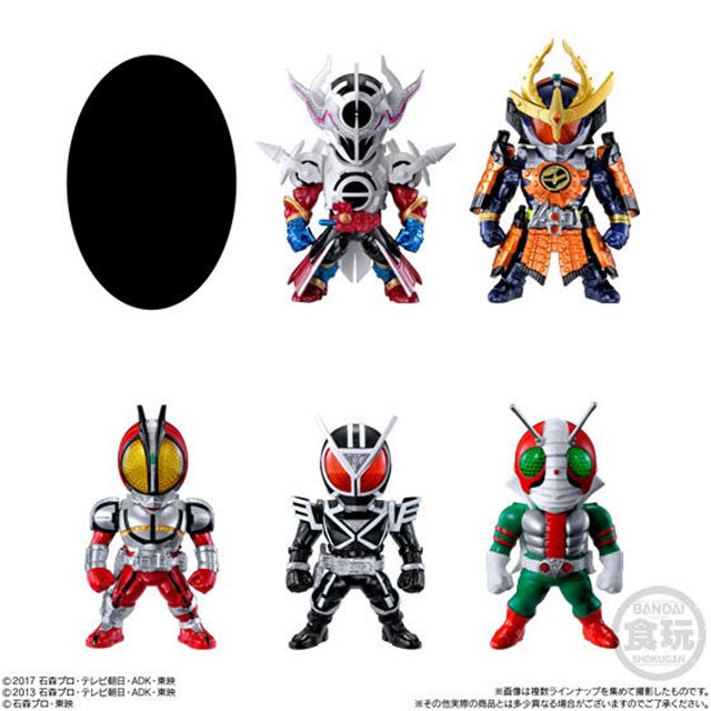 デフォルメされた「仮面ライダー」フィギュア第12弾、昭和ライダーなど