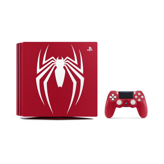 ソニー、赤色が鮮やかな「PS4 Pro Marvel's Spider-Man Limited 