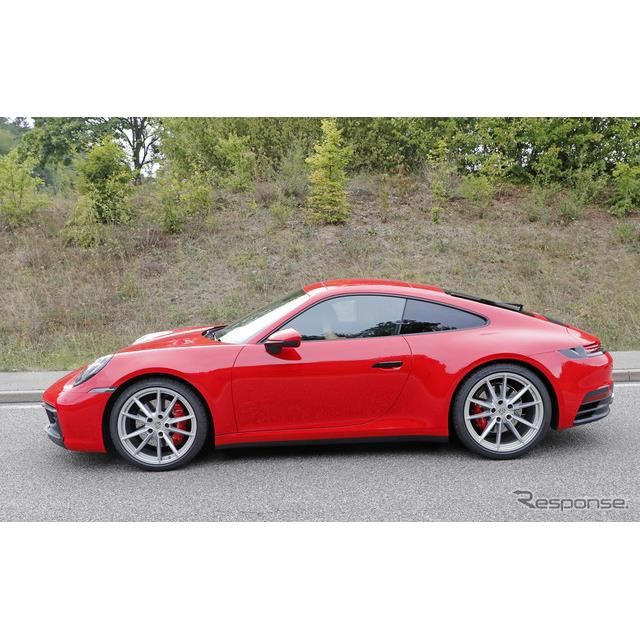赤いボディの S も捕捉 ポルシェ 911 新型 発表直前フルヌード 価格 Com