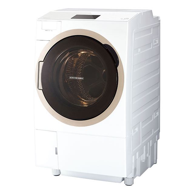 41,524円地域限定送料無料　美品 東芝 ドラム式洗濯乾燥機 ガラスパネルTW-127X9L