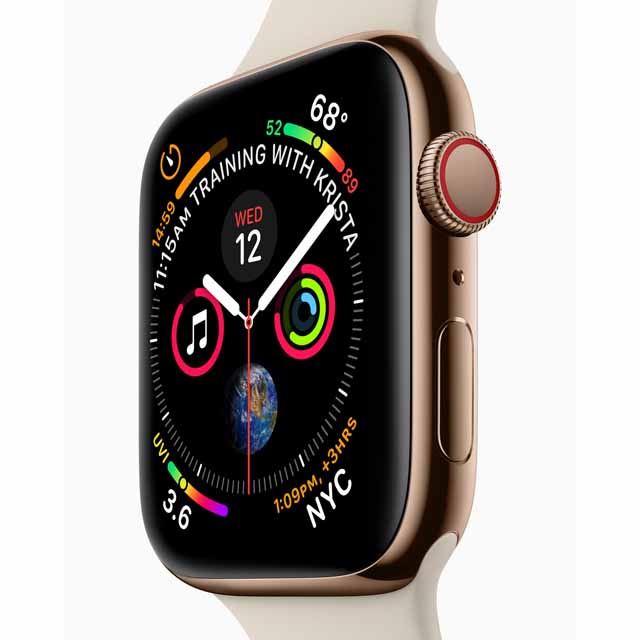 アップル、表示領域が30％以上拡大した「Apple Watch Series 4