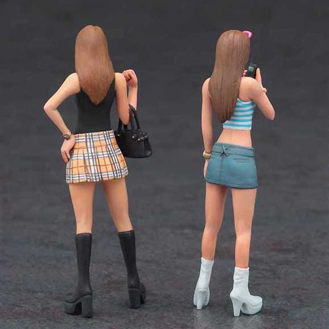 90年代ギャル をイメージしたプラモが発売 ミニスカや厚底ブーツなど再現 価格 Com