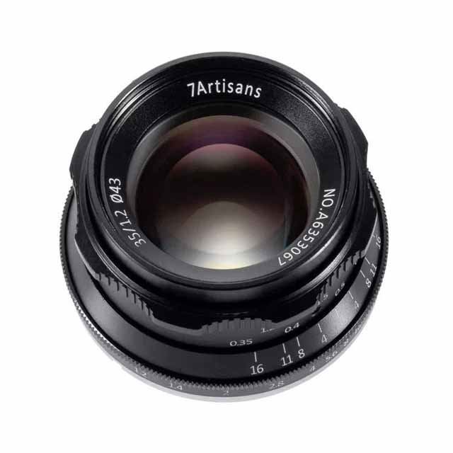 七工匠、ミラーレス用単焦点レンズ「7Artisans 35mm F1.2」税別23,000