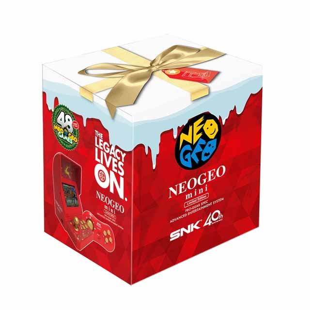 SNKがクリスマス限定版「NEOGEO mini」発表、収録タイトルや付属品が