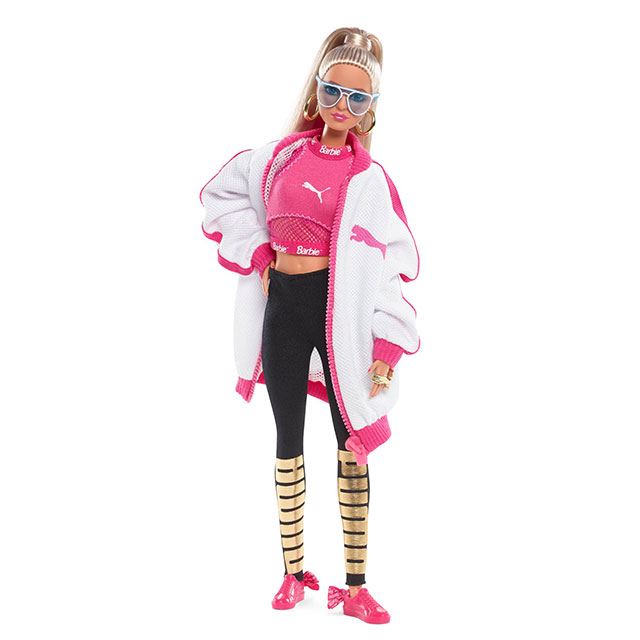 PUMA×Barbieコラボスニーカー23.5cm☆Barbie人形付！送料込み-