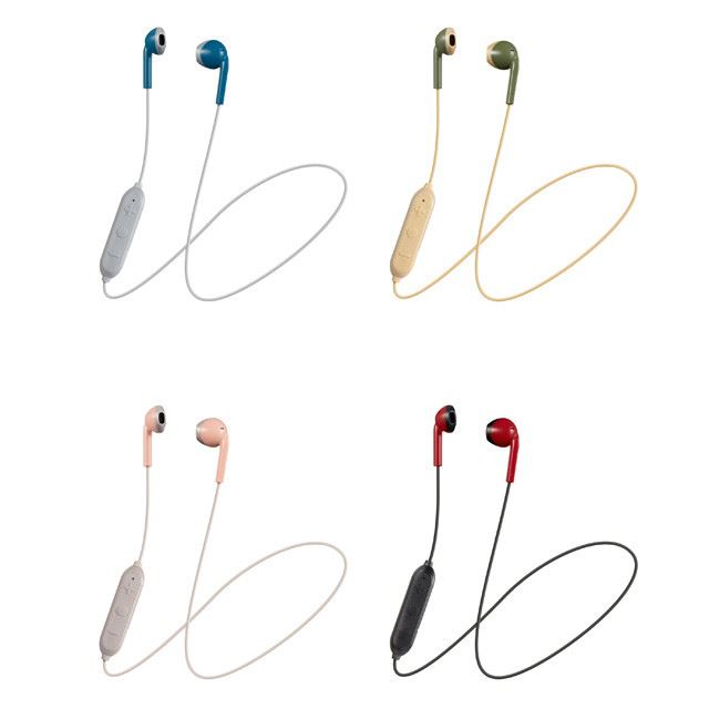 Jvc レトロカラーを配色したエントリーbluetoothイヤホン Ha F15bt 価格 Com