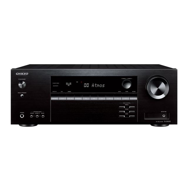 オンキヨー、Dolby Atmos/DTS:X対応の5.2ch AVレシーバー「TX-SR393（B