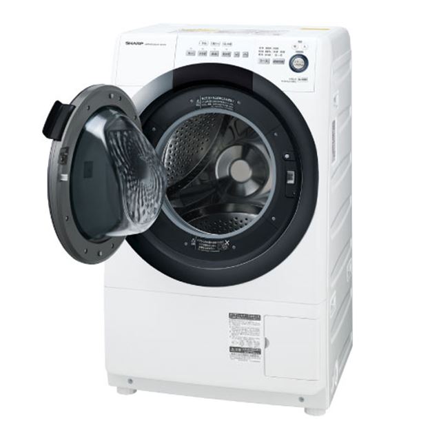 シャープ、マンションにも設置できるドラム式洗濯乾燥機「ES-S7D ...