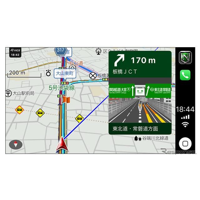 カーナビタイム Apple Carplay向け新機能に対応 複雑な交差点などで案内画像を表示 価格 Com