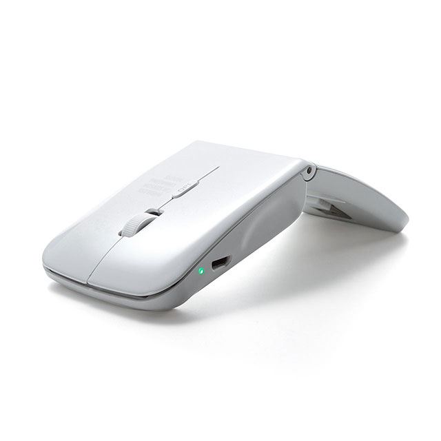 サンワ 折り曲げると電源がオンになる薄型ワイヤレスマウス2機種 価格 Com