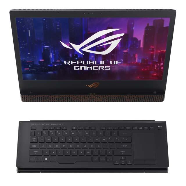 税込約100万円、ASUSのキーボード着脱式17.3型「ROG Mothership