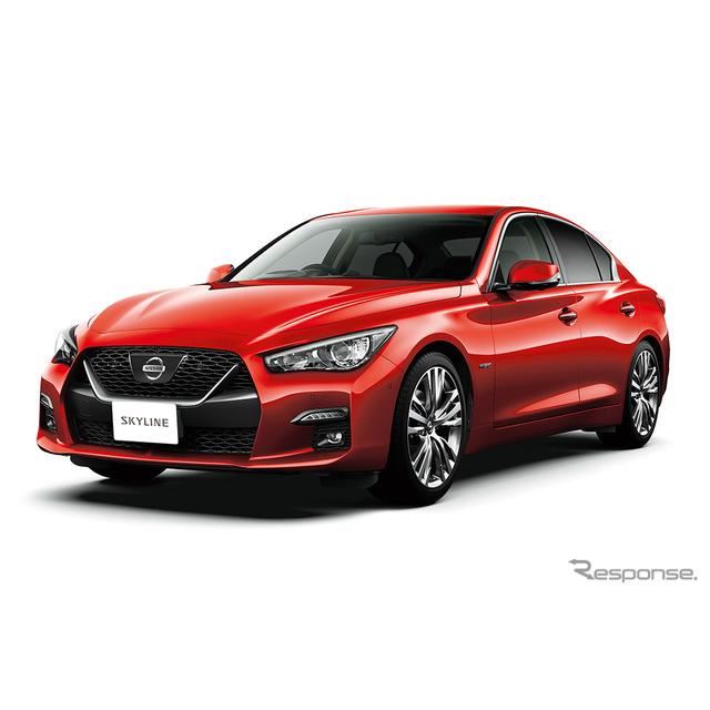日産 スカイライン 新型 ブランドを象徴する Vモーショングリル を採用 価格427万4640円から 価格 Com