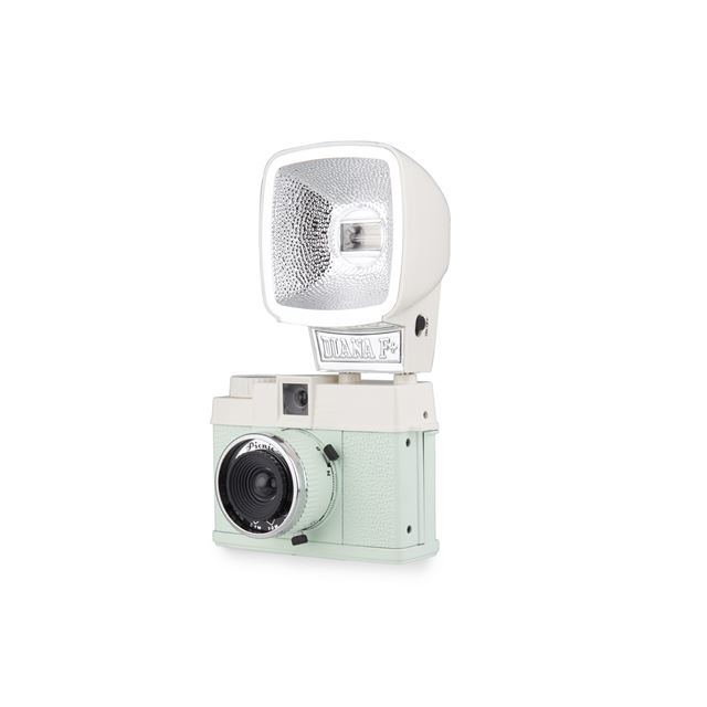 ロモ、淡いグリーンの35mmフィルムカメラ「Diana Mini Picnic」 - 価格.com