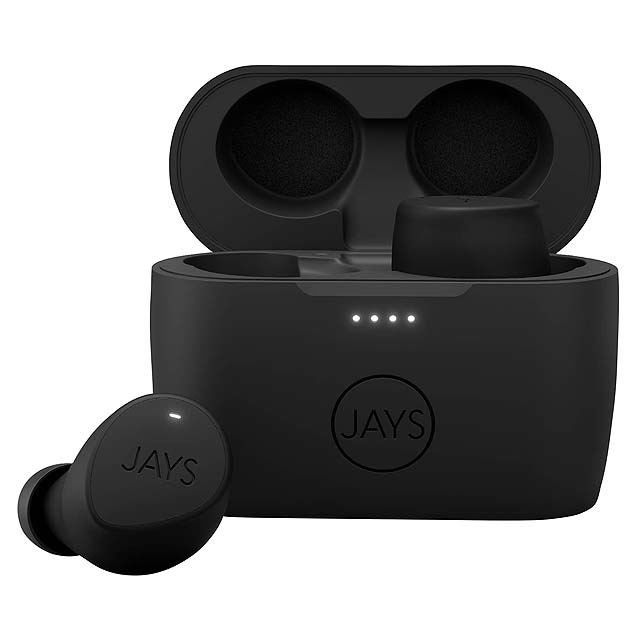 JAYS、9.5時間動作する完全ワイヤレスイヤホン「m-Seven True Wireless