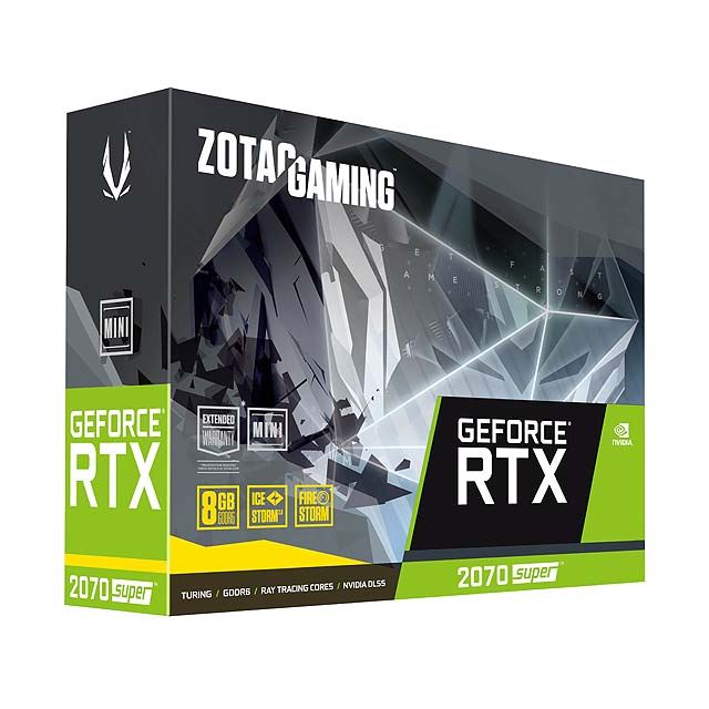 ZOTAC、省スペースな「GeForce RTX 2070 SUPER」搭載ビデオカード ...