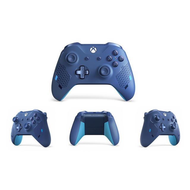 「Xbox ワイヤレス コントローラー（スポーツ ブルー）」