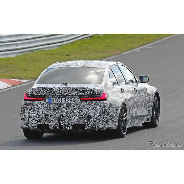 巨大キドニーグリルが露出 Bmw M3セダン 新型は 3シリーズ と大きく差別化 価格 Com
