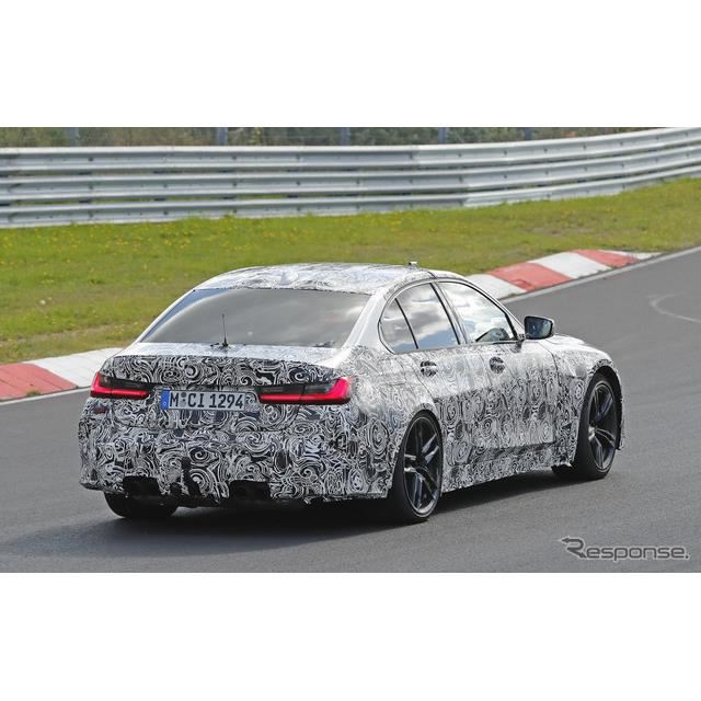 巨大キドニーグリルが露出 Bmw M3セダン 新型は 3シリーズ と大きく差別化 価格 Com