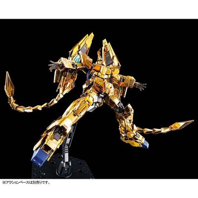 ゴールドメッキ加工の「RG ユニコーンガンダム3号機 フェネクス