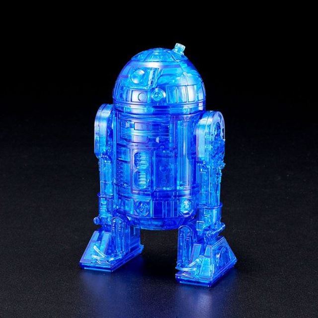 クリアブルーの成形色で再現 ホログラム投影された R2 D2 のプラモ発売 価格 Com