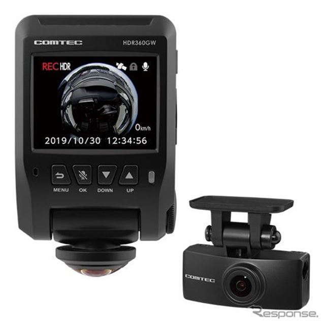価格.com - コムテック、360°＋リアカメラ搭載の最強ドラレコを近日発売