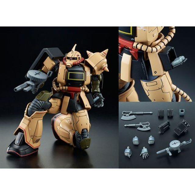 バンダイ、熱帯・砂漠戦仕様MS「ザク・デザートタイプ」のガンプラ発売 - 価格.com