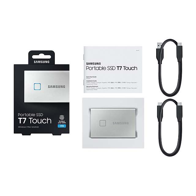16736円 2021年新作入荷 Samsung T7 Touch 1TB USB3.2 Gen2対応 MU-PC1T0K EC
