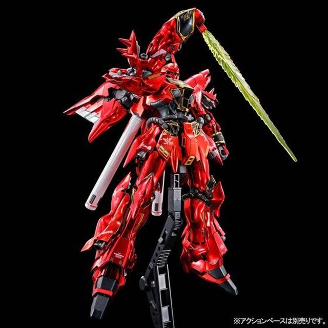 バンダイ、半艶消しメッキを施した「シナンジュ」RGガンプラ発売