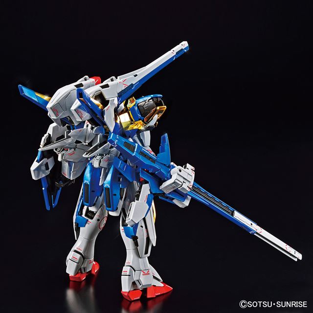 チタニウムフィニッシュのガンプラ「V2アサルトバスターガンダムVer.Ka