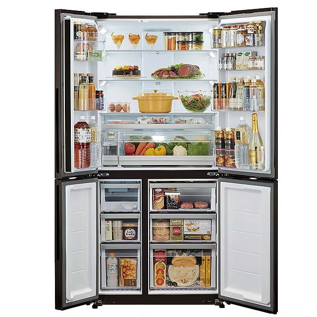 AQUA、両開きを採用した512Lモデルの冷蔵庫「AQR-TZ51J」 - 価格.com