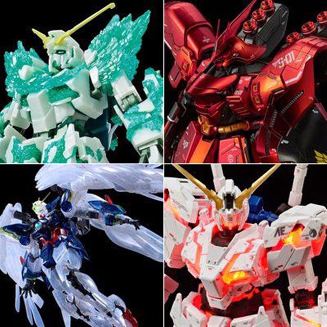 ガンダムベース限定ガンプラの特別販売が開始、UCガンダム（光の結晶体