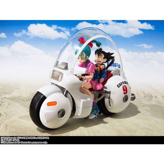 ドラゴンボール」第1話より、「S.H.Figuarts ブルマのバイク」9/12発売 